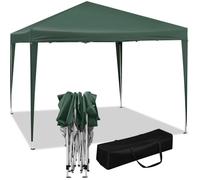 WOLTU Tonnelle de Jardin, Tente Pliante, Protection du Soleil UV 50+, Facile à Installer Hauteur Réglable 3x3m, Vert