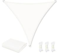 WOLTU Voile d'Ombrage Imperméable,Toile Parasol Protection Solaire et Rayons UV,pour Balcon, Terrasse,Camping,5x5x5m,Beige