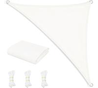 WOLTU Voile d'Ombrage Imperméable,Toile Parasol Protection Solaire et Rayons UV,pour Balcon,Terrasse,Camping,2.5x2.5x3.5m,Beige
