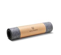 Wolvende - Sous-main de bureau en feutre premium | Moyen 30 cm x 90 cm | Tapis de bureau multifonctionnel pour la maison ou le bureau | Gris moyen