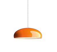 WOLWES Lustre à tête Unique à vis E27, Abat-Jour de Lampe à Suspension en métal à dôme créatif, luminaires de Plafond, décoration de Balcon de Salon de Chambre à Coucher