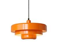 WOLWES Lustre de style moderne nordique, luminaires de plafond encastrés, abat-jour de lampe suspendue en aluminium de personnalité créative, suspension de décoration d'hôtel de restaurant de balcon