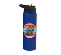Wombat faune adorable nature douce charmant animal mignon Stainless Steel Insulated Water Bottle