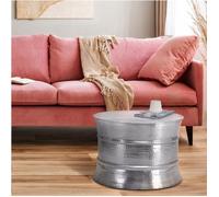 Womo-design table basse ronde - Argent