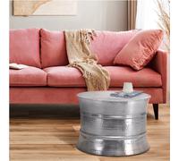 Womo-design table basse ronde - Argent