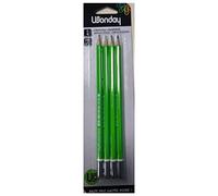 WONDAY Blister de 4 Crayons Papier Graphite Bout Trempé HB