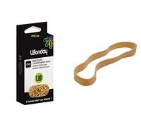 WONDAY Boite de 100g Elastique Bracelets caoutchouc 70 x 5 mm Blond