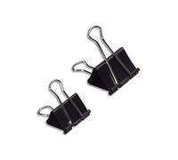 WONDAY Boîte de 12 pinces double clip largeur 41 mm capacité 20 mm