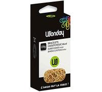 WONDAY Lot de 3 Bracelets caoutchouc Elastique 150 x 6 mm Etui 100g