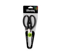 WONDAY Ciseaux ELECTRON 17 cm lame inox, bouts ronds - Version droitiers sous blister
