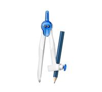Compas à bague - Pour insérer un crayon - Corps en plastique - 13,5cm longueur - Scolaire
