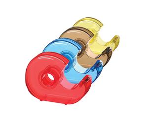 Wonday Dévidoir escargot en plastique pour ruban adhésif 19 mm x 33 m - Coloris assortis