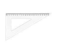 Wonday Equerre Plastique Graduée 60° 22 Cm Transparent