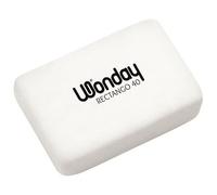 Wonday Gomme En Plastique Rectango 40, Blanc