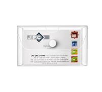 Wonday Lot De 10 Pochettes Enveloppe Pp 20/100eme Fermeture Velcro 12,5 X 22,5 Cm