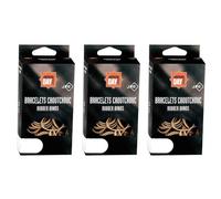 Wonday Lot De 3 Boites De 100g De Bracelets Caoutchouc 100 X 8 Mm