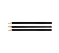 WONDAY Lot de 3 Crayons Papier Graphite Corps Gris Héxagonal Dureté 2B