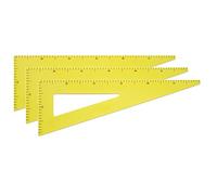 WONDAY Lot de 3 Equerres à Tableau en Bois Magnétique 60 cm Jaune