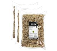 WONDAY Lot de 3 Sacs 1 kg Bracelets Caoutchouc Elastique Large 200 x 16 mm
