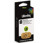 WONDAY Lot de 4 Boites 100g Bracelets Caoutchouc Elastique Naturel 90 x 6 mm
