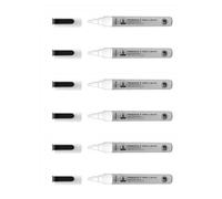 Wonday Lot De 6 Marqueurs Craie Liquide Pointe Ogive 4mm Blanc