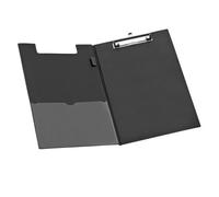 WONDAY Porte-Bloc à Pince, a4, revêtement PVC, Noir Noir