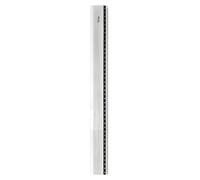 WONDAY - Règle Plate Aluminium "ALU'TECH", 40 cm. 1 biseau gradué en mm, Antitâche
