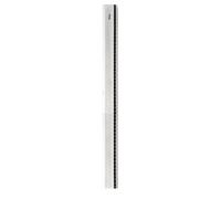 Wonday Règle plate de 50 cm antidérapante Alutech en aluminium