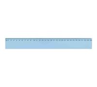 Wonday Règle Plate Incassable 1 Biseau Bord Antitache 40 Cm Transparent