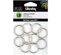 Wonday Sachet De 10 Anneaux Brisés Métal Diam 30 Mm