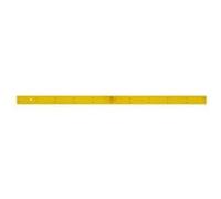 Wonday Règle pour tableau 1 m en bois laqué jaune