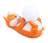 WONDEE Lampe pour chambre d'enfant en forme de chat, veilleuse en silicone pour enfants et bébés, cadeau de baptême pour garçon et fille, idée cadeau pour garçon et fille