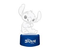 WONDEE Stitch Lampe LED 3D Disney avec Télécommande Multicolore pour Décoration et Veilleuse pour Enfants Atmosphère Nuit Relaxante Disney Cadeau Fille