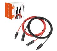 Wonder Full Energy - Lot de 2 Cables MC4 pour Panneau Solaire - 5m - Connecteur Femelle et mâle pour systèmes photovoltaïques