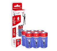Wonder Full Energy - Pack de 6 Piles Alcalines C/LR14 1,5V - Longue Durée, Anti-Fuite, sans Plastique - Idéales pour Radios, Lampes, Jouets, Balances, Équipements Pro, Usage Domestique ou Quotidien