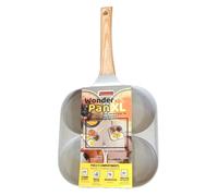 WONDER PAN XL MYBO TV - Poêle 4 compartiments Antiadhésive - Diamètre compartiment 11cm - Tous feux dont Induction - Format XL