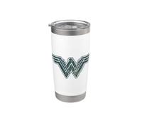 Wonder Woman Movie Blue and Gold Geometric Pattern Logo Gobelet isotherme en acier inoxydable double paroi