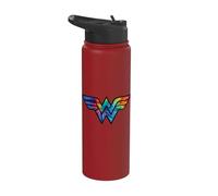 Wonder Woman Tie Dye Logo Stainless Steel Insulated Water Bottle