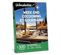 WONDERBOX - Coffret Cadeau - W nd Cocooning et Gourmand - pour 2 pers. | 1 nuit avec petit déjeuner et dîner - Plus de 300 séjours - Hôtel 3* ou 4*, château, manoir, belle demeure, maison d'hôtes