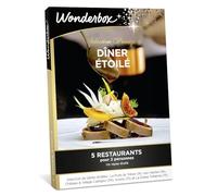WONDERBOX - Dîner Étoilé - Coffret Cadeau - Idée Cadeau Gastronomie