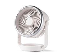 Wonderlamp Ventilateur de table Brisita, 4 vitesses, batterie rechargeable, 12 h d'autonomie, compact et silencieux, mini ventilateur portable pour bureau