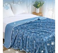 WONGS BEDDING Couverture rafraîchissante d'été - Avec fibres de refroidissement japonaises Arc-Chill Q-Max 0,43 - 2 en 1 - Auto-rafraîchissante - Pour les personnes - Pour voyager, canapé, bureau, lit