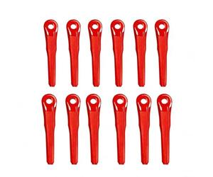 WonJoxel Lot de 12 lames de rechange en plastique 14,501 cm | Compatible avec Stihl PolyCut 6-2 7-3 28-2 48-2 pour tondeuse à gazon de rechange pour 4002-007-1000