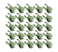 WonJoxel Lot de 85 boucles de connexion réglables pour treillis de jardin en plastique pour tige verticale et horizontale - Support de fixation de vigne et de tomates (16 mm)