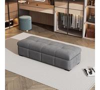 Woo Sto Banc avec tabouret pour chambre à coucher, chevet, commode, parfait pour exposer un magasin (couleur : foncé)