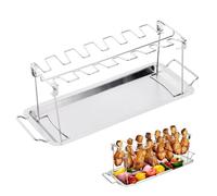 Woobroo Support pour Cuisses de Poulet - Support Robuste pour 12 Pieds - Passe au Lave-Vaisselle