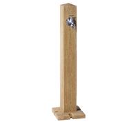 GARANTIA Fontaine WOOD bois clair avec robinet laiton