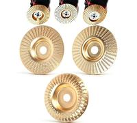 Wood Carving Disc,4 Inches Tungsten Carbide Wood Grinding Disc for Angle Grinder,for Shaping Polishing Buffing Cutting and Shaping (3PCS)