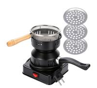: Wood Charcoal Burner Chauffage électrique portable à dissipation | Brûleur de charbon pour cubes chicha Pour Patio Balcon Intérieur Table Cuisine Salon