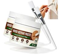 Wood Repair Paste for Furniture and Floor, Wood Repair Kit (White,2Pcs)